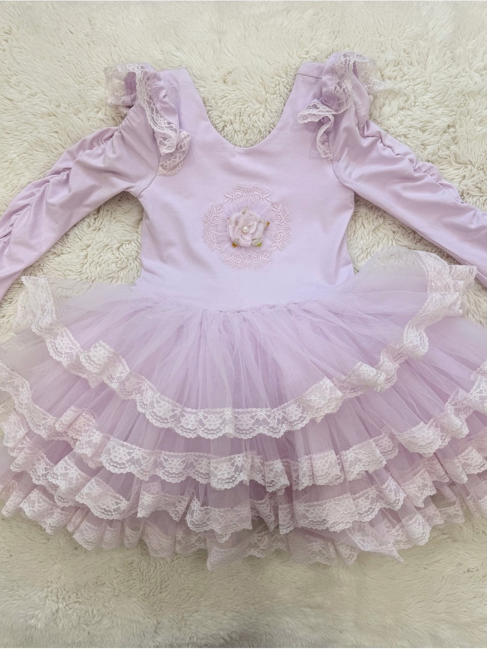 Dollcake Lilac Ruffled Tulle Ballet Dress